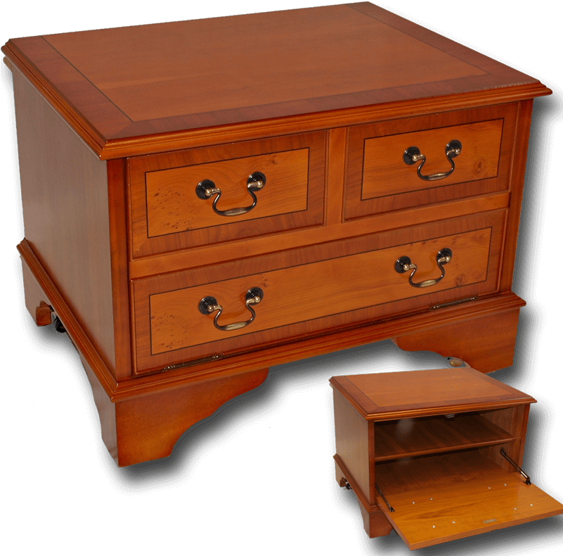 Small Tv Stand With Mock Chest Front - Television (800x800), Png Download