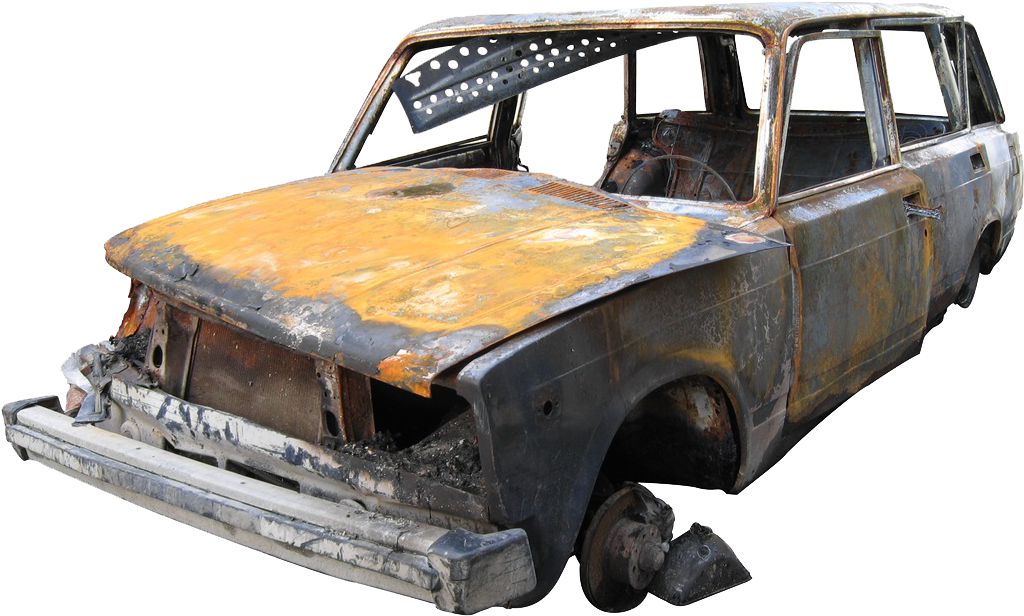 484 577 1728 Call Us Today Junk Cars In Pennsylvania - Destroyed Car (1057x660), Png Download