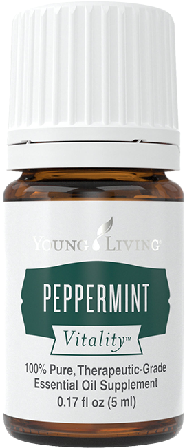 Try Peppermint Essential Oil - Peppermint Vitality Essential Oil Young Living (306x650), Png Download