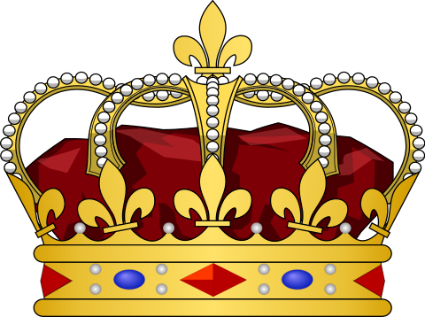 Transparent King Crown Png Valued Image Set - French Heraldic Crown (480x358), Png Download