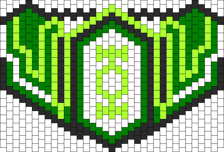 Green Lantern Mask Bead Pattern Green Lantern Mask, - Main Market Square (736x501), Png Download