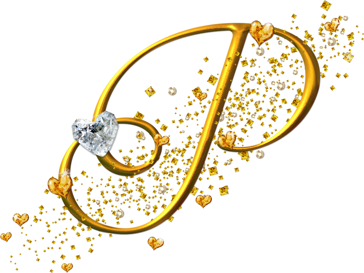 Letra P Con Diamantes (1200x902), Png Download