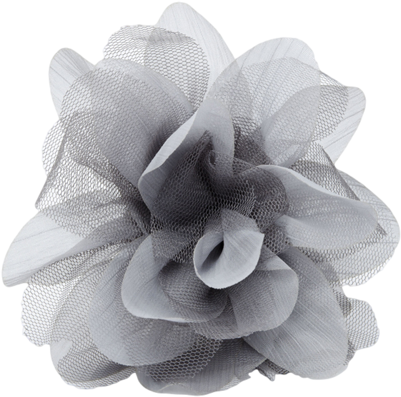 Flower Pin Fl003 - Flower Grey Png Hd (800x800), Png Download