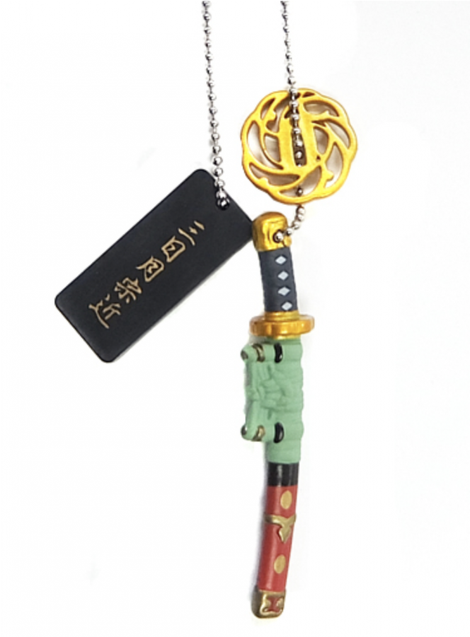 Miniature Japanese Samurai Sword Katana Charm 三日月宗近 - 三日月 宗近 名刀 (900x900), Png Download