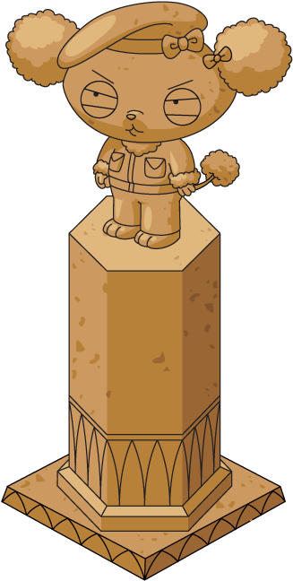 Image Fg Decoration Dictatorstewiestatue Dogversion - Family Guy Quest For Stuff Poodle (401x680), Png Download