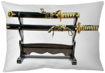 Japanese Samurai Katana Swords On Stand Isolated On - Katana (400x400), Png Download