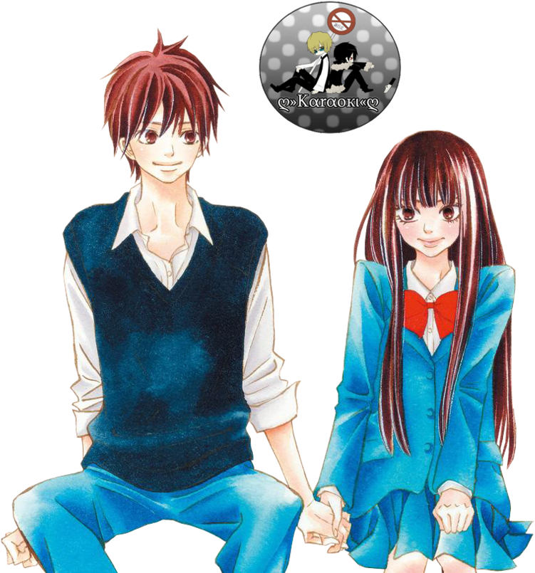 Anime Couples Images ♥sawako X Kazehaya→'love'♥ Hd - Kimi Ni Todoke Figures (950x841), Png Download
