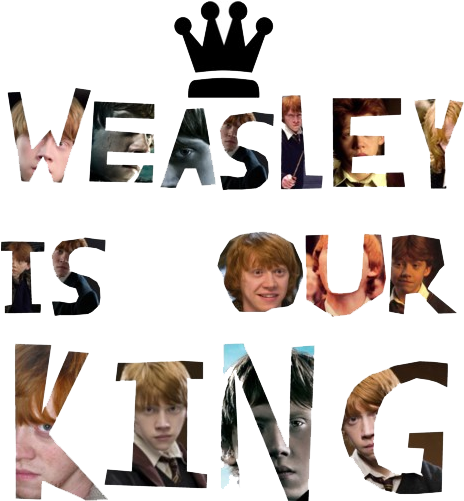 A Ron Weasley Fan Club - Weasley Is Our King Iphone (500x500), Png Download