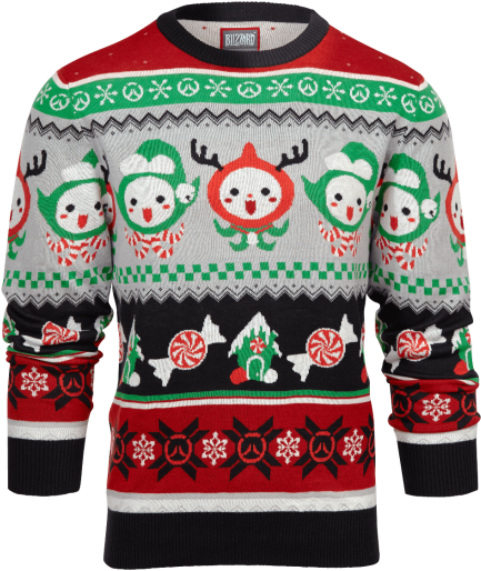 Overwatch Ugly Holiday Pachimari Sweater - Overwatch Pachimari Christmas Sweater (550x550), Png Download