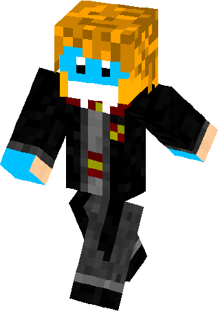 Ron Weasley Mudkip Skin - Minecraft Harry Potter Skin (317x453), Png Download