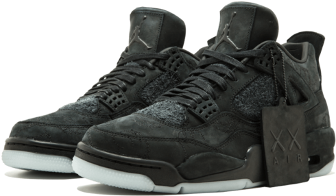 Here's Where You Will Be Able To Purchase The Kaws - Air Jordan 4 Black Kaws (565x372), Png Download