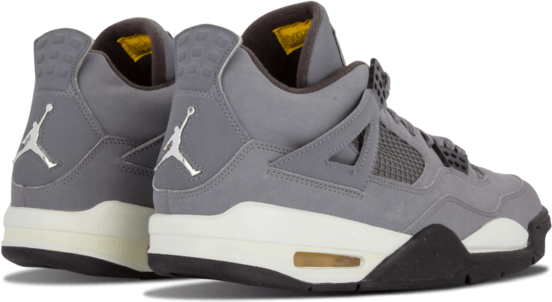 Cheap Air Jordan Iv Retro 4 X Kaws Cool Grey 930155-003 - Shoe (1000x600), Png Download