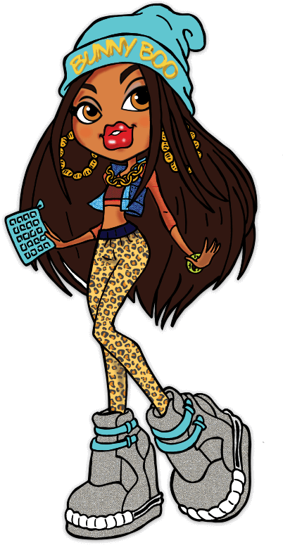 Sasha - Bratz Birthday Babe Birthday Card (402x775), Png Download