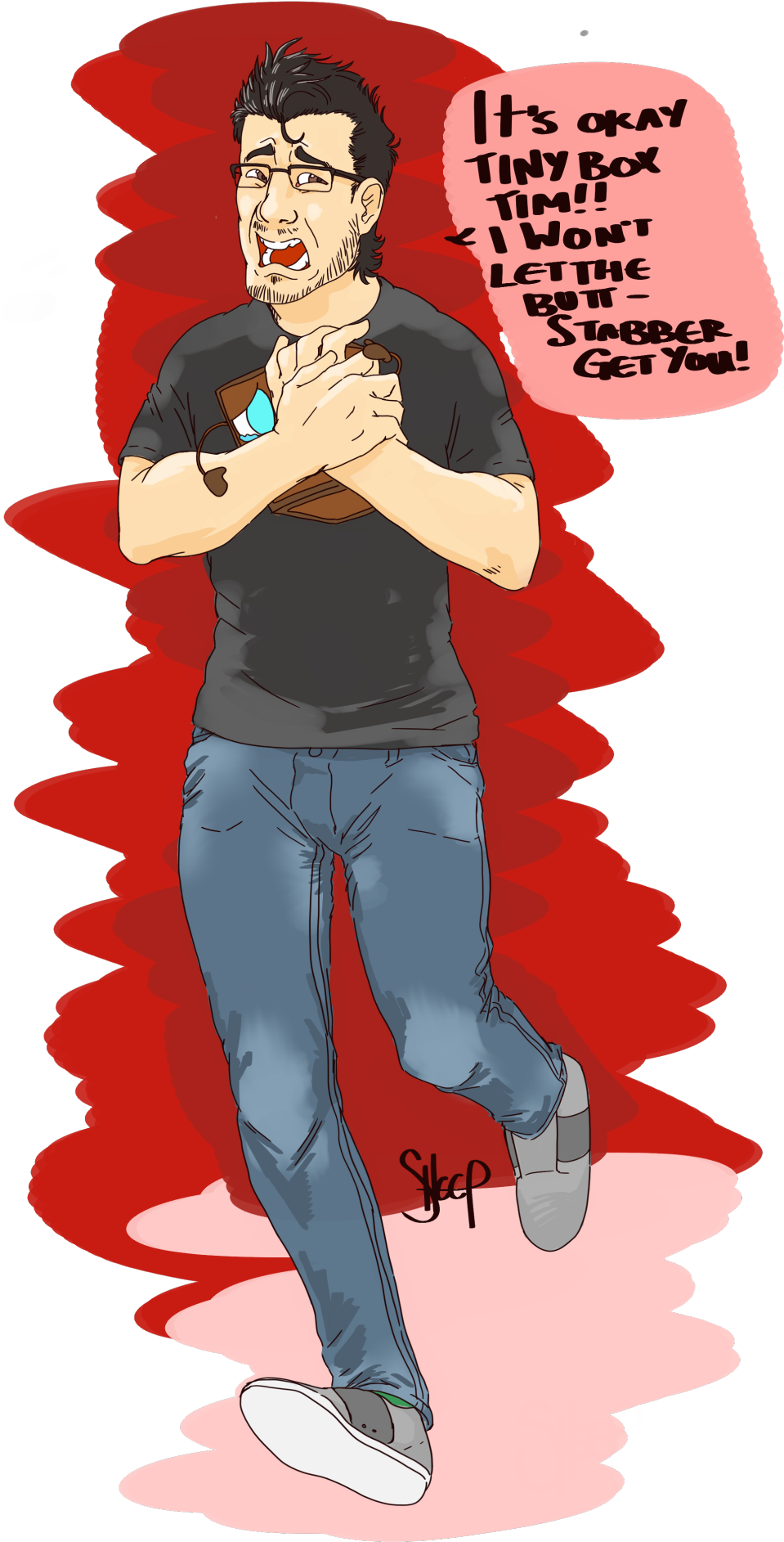 “my Better Contribution To The Markiplier Fandom But - Drawing (1007x1920), Png Download
