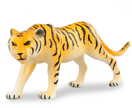 Bengal Tiger - Terra Animal Figurines (450x450), Png Download