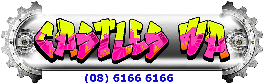 Castles Wa - Bouncy Castle Hire Perth | Party Hire (1100x330), Png Download
