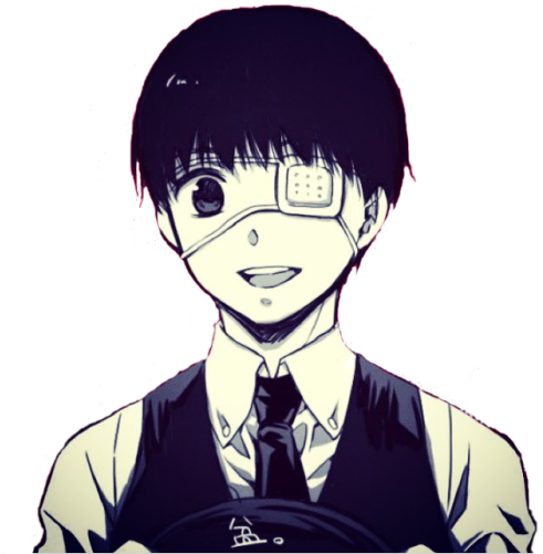 Manganeki - Kaneki Png (500x500), Png Download