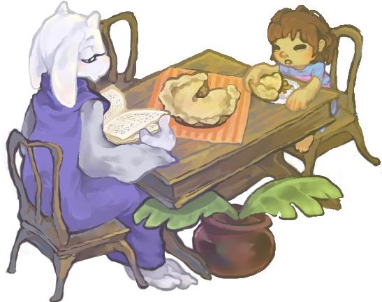 Undertale Toriel House - Cartoon (565x458), Png Download