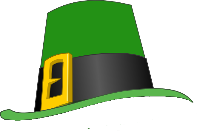 Right Leprechaun Hat - Leprechaun Hat Png (660x440), Png Download