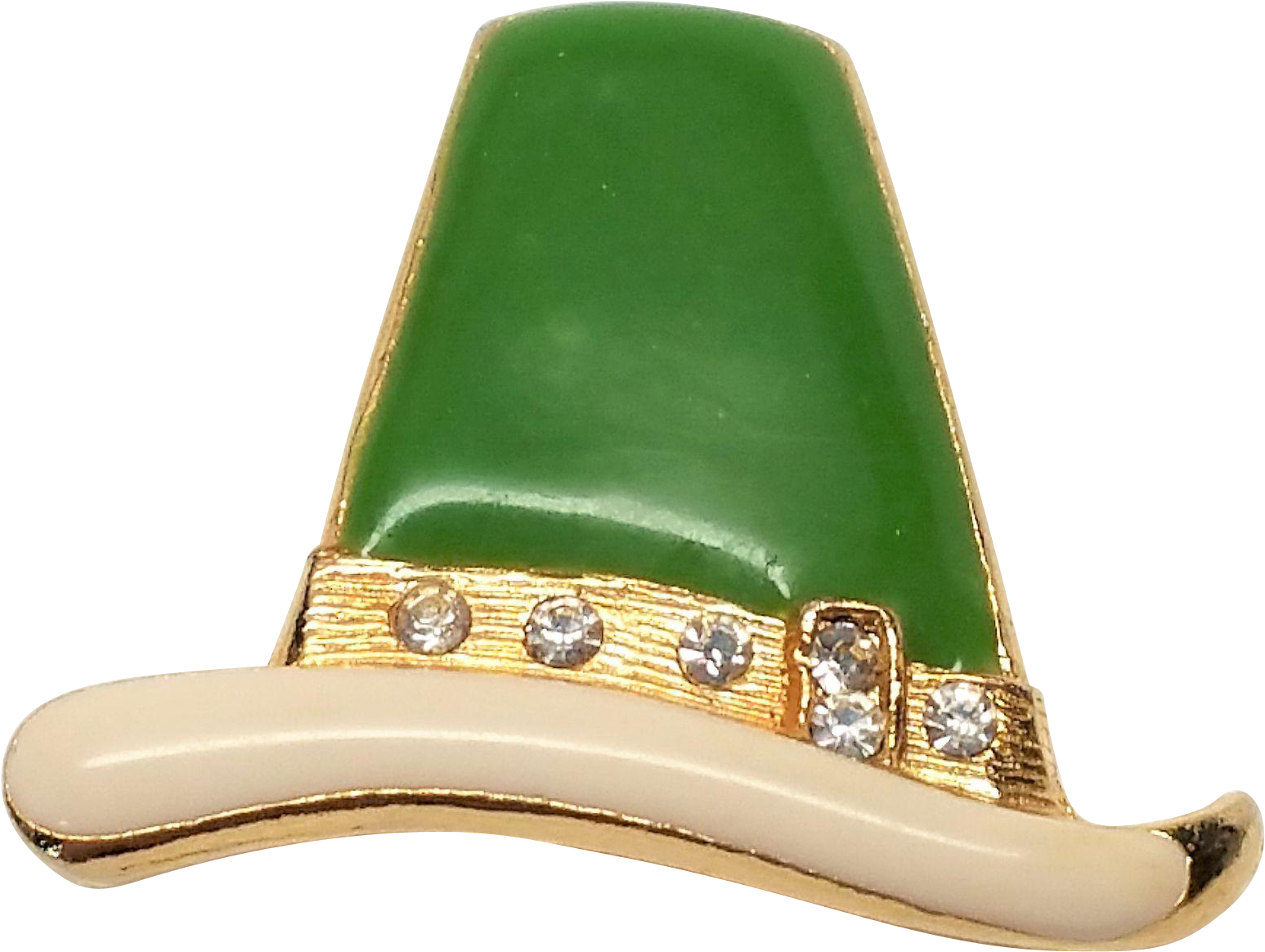 Signed Beatrix Enamel Irish St Patricks Hat Vintage - Pre-engagement Ring (1546x1546), Png Download