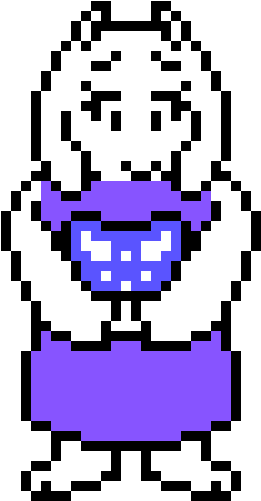 Toriel - Undertale Pixel Art Toriel (320x570), Png Download