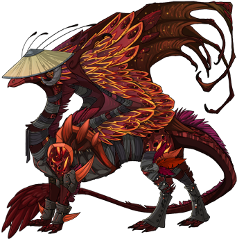 3491115 350 - Sebastian Michaelis As A Dragon (350x350), Png Download