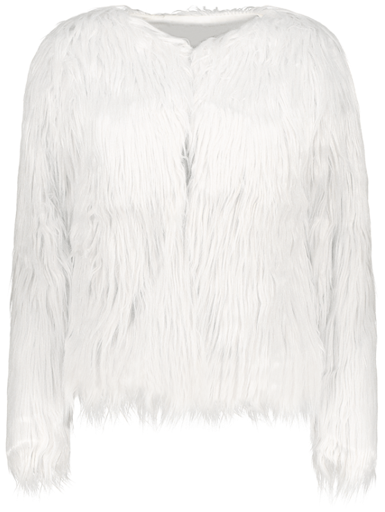 fluffy faux fur coat coat full size png download seekpng seekpng