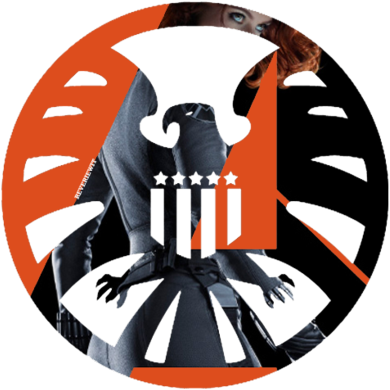 S - H - I - E - L - D - Logo - Black Widow By Reveriewit - Nick Fury Logo Png (400x402), Png Download