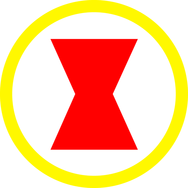 Black Widow Minimalism Png By Vadim - Circle (600x600), Png Download