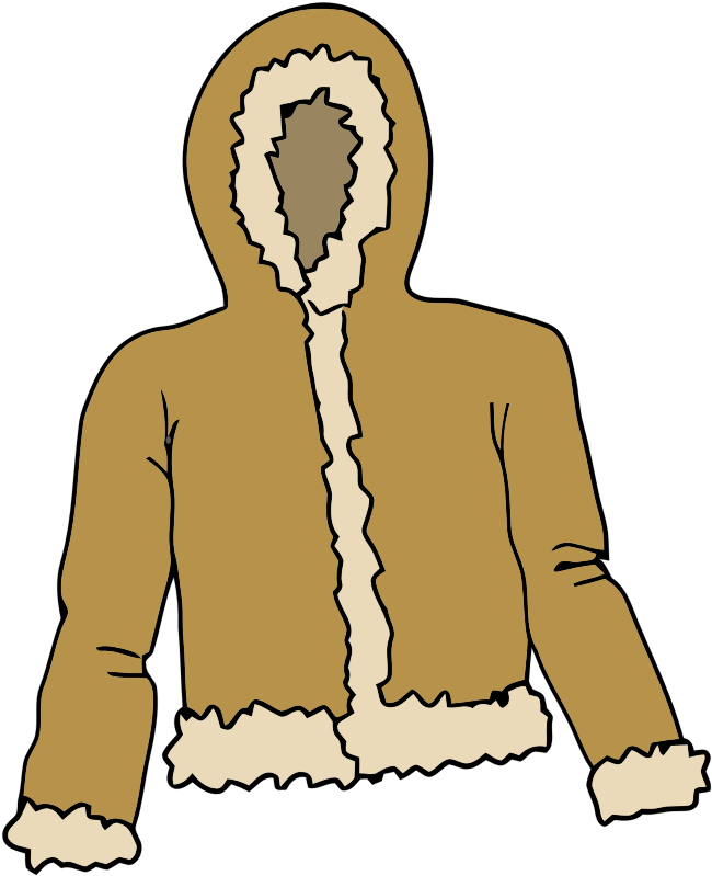 Fur Jacket Clipart (718x844), Png Download
