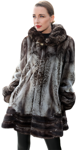 Fur Coat Trade In - Fur Clothing (332x600), Png Download