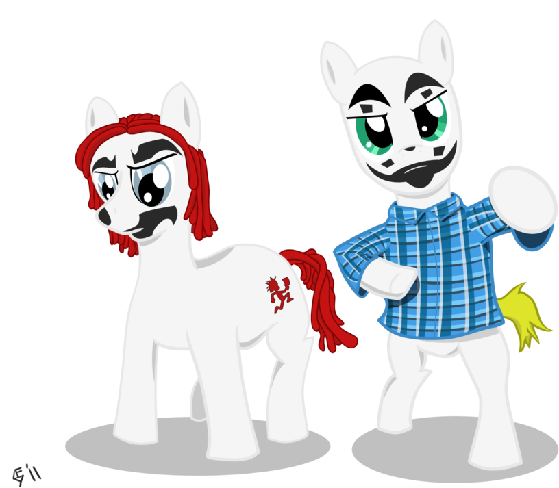 Xtralife, Bipedal, Clothes, Duo, Earth Pony, Insane - Juggalo Fan Art (900x735), Png Download