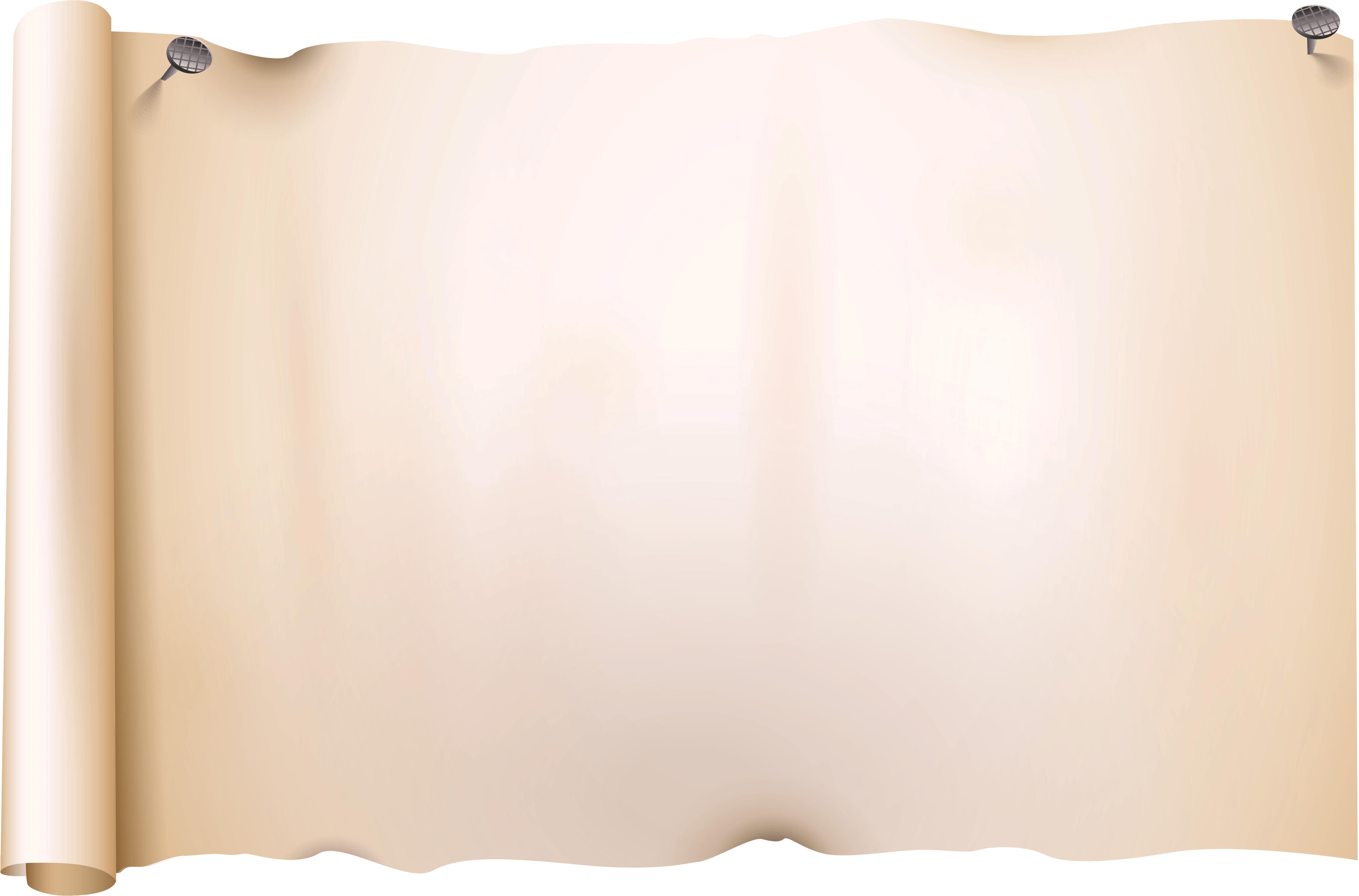 Old Scroll Paper Png Clipart Image - Old Scroll Paper Png (5205x3494), Png Download