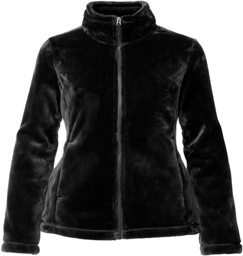 Women's Plus-size Faux Fur Jacket - Polar Fleece (1024x1024), Png Download