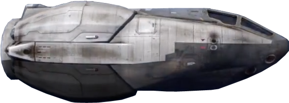 Mark 4 Lifeboat - Capsula Halo (642x272), Png Download