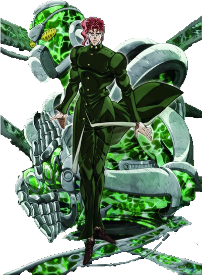 Kakyoin - Jojo Bizarre Adventure Stand T Shirt (400x585), Png Download