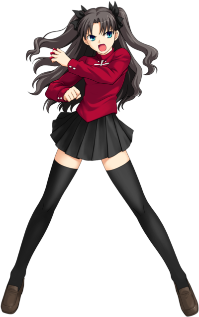 Vs - Rin Tohsaka Fate Stay Night (440x660), Png Download