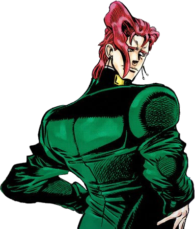 Noriaki Kakyoin Stardust Crusaders Jojo's Bizarre Adventure - Illustration (383x448), Png Download