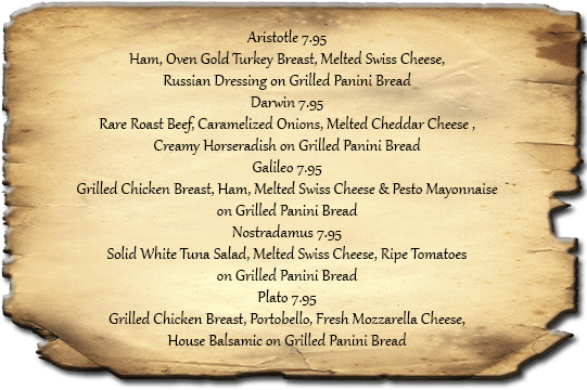 Lunch-menu • Paninis - Lunch (540x700), Png Download