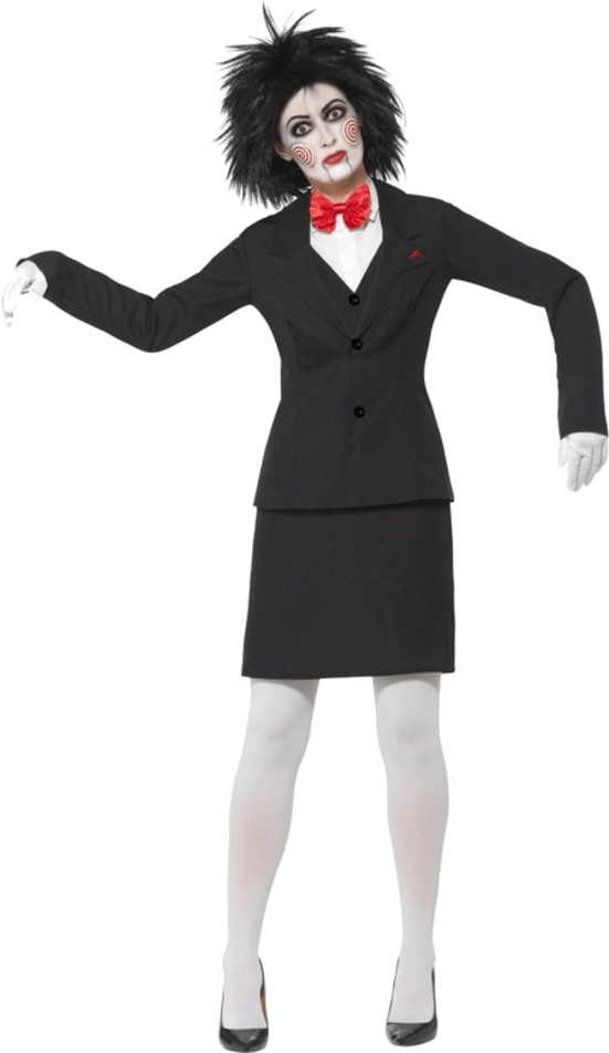 Jigsaw Costume (600x951), Png Download