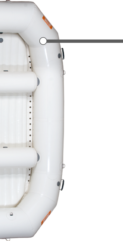 Fabric Boat Image Desktop - Inflatable Boat (413x805), Png Download