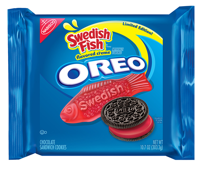 Shep Previews Two New Snacks - Swedish Fish Flavored Oreos (1200x675), Png Download