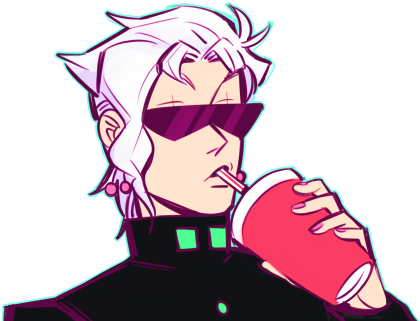 Tfw It's None Of Ur Business - Jojo's Bizarre Adventure (500x381), Png Download