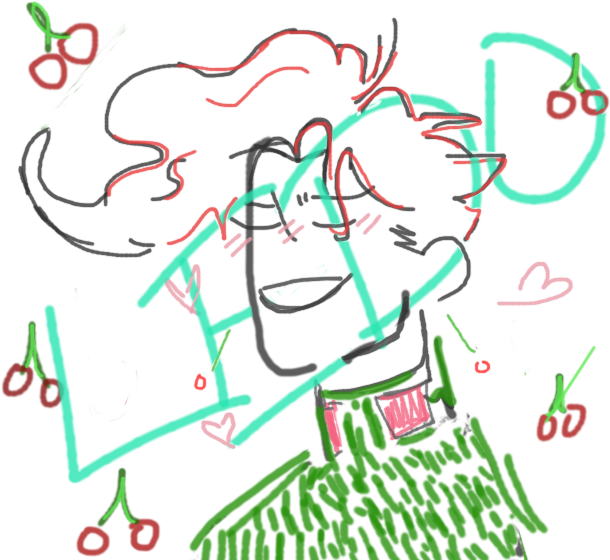 Jjba Kakyoin Cherry Jojobizarreadventure Freetoedit (640x586), Png Download