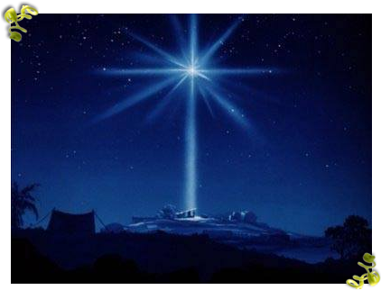 Božićna Predstava 'božićna Slagalica' - Star Above The Stable (430x330), Png Download