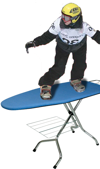 Snowboarder - Snowboard Asse Da Stiro (346x585), Png Download