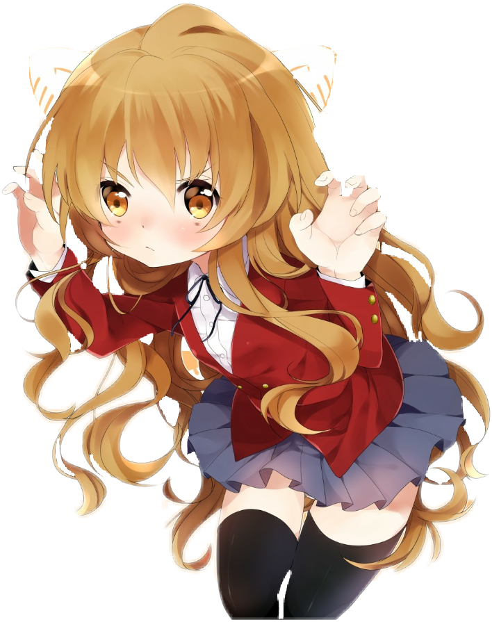 Report Abuse - Tsundere Anime Girl Toradora (708x895), Png Download