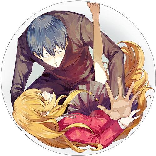 Aisaka Taiga And Takasu Ryuuji Drawn By Amemiya Shia - Cartoon (600x529), Png Download