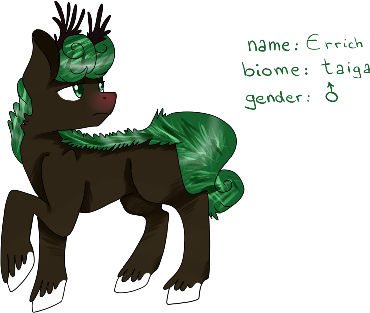Taiga Biome Adoptable By Hairidan On Deviantart - Painting (900x700), Png Download