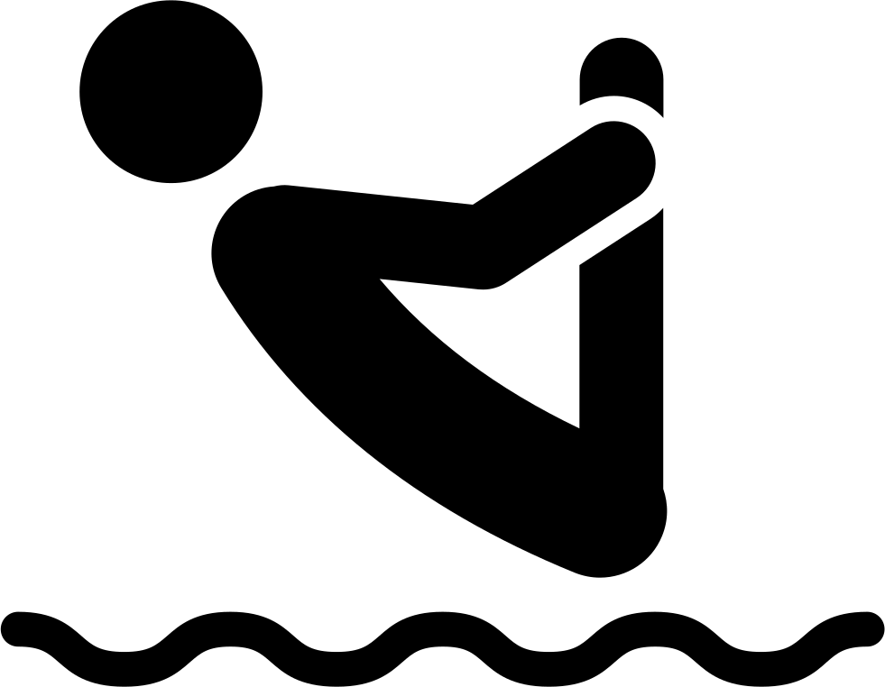 Man Silhouette Jumping Inverted To Water Comments - Silhouette (981x762), Png Download